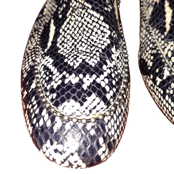Coach Harper Snake Print Studded Loafers size 8 - Picture 16 of 16